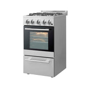 FORNO Lamazze 20" Freestanding Gas Range, FFSGS6265-20 FORNO