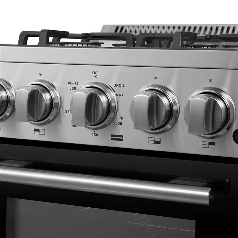 FORNO Lamazze 20" Freestanding Gas Range, FFSGS6265-20 FORNO