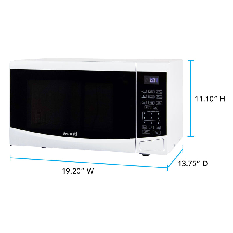 Avanti Countertop Microwave Oven, 0.9 cu. ft. Avanti Products, LLC