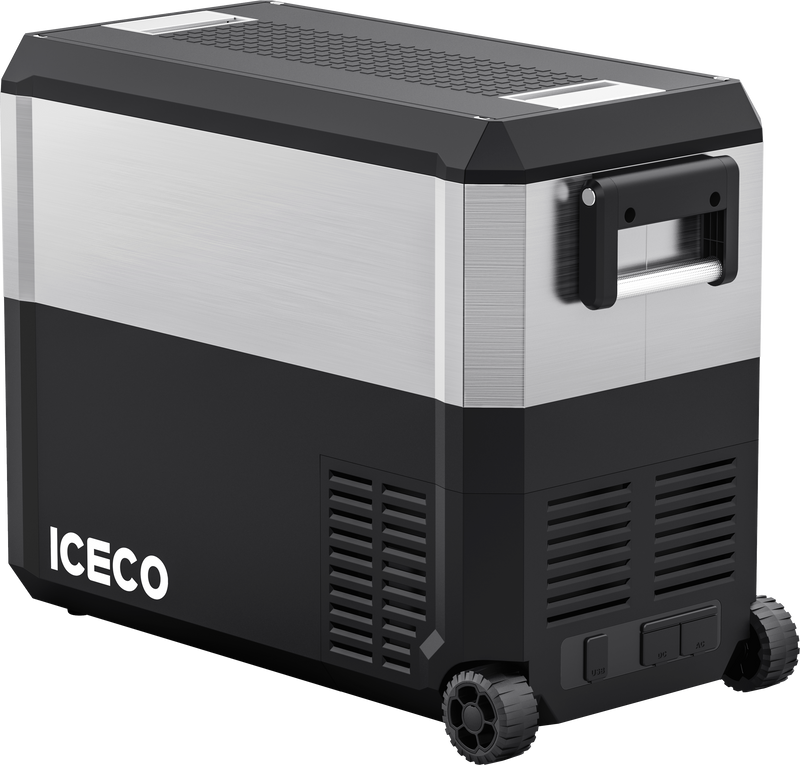 JP50 Pro Dual Zone Wheeled Car Fridge With Cover | ICECO | 50 LT Inca Overland Outfitters