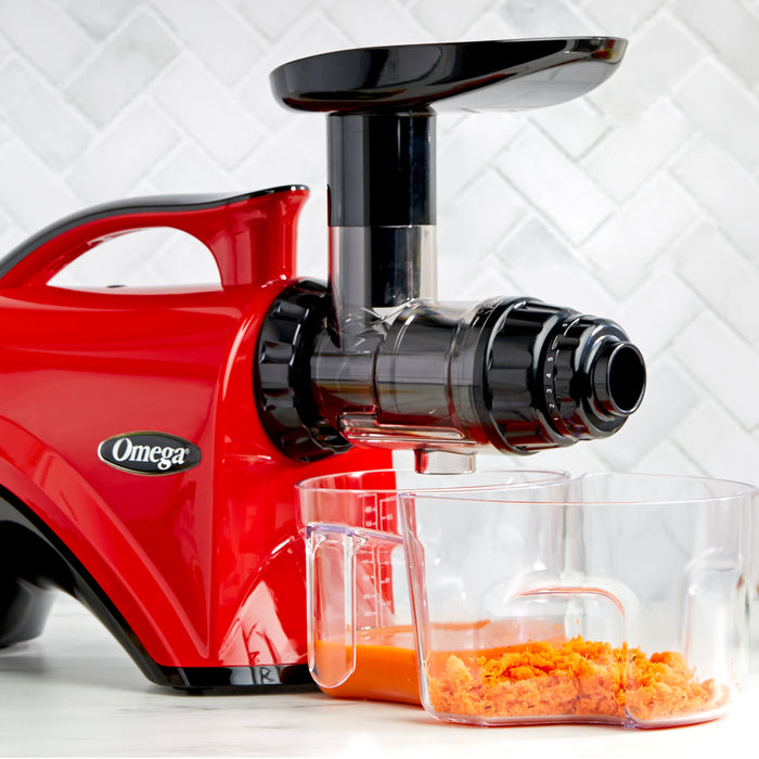 Omega NC900 2HP 80 RPM Premium Nutrition System Cold Press Juicer - Chrome