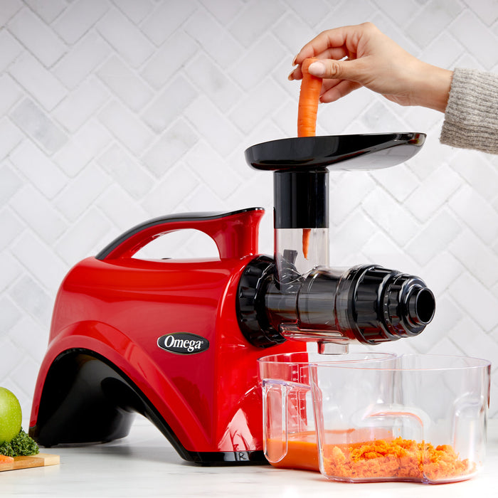 Omega NC900 2HP 80 RPM Premium Nutrition System Cold Press Juicer - Chrome