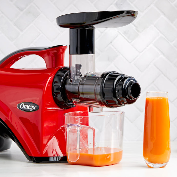 Omega NC900 2HP 80 RPM Premium Nutrition System Cold Press Juicer - Chrome