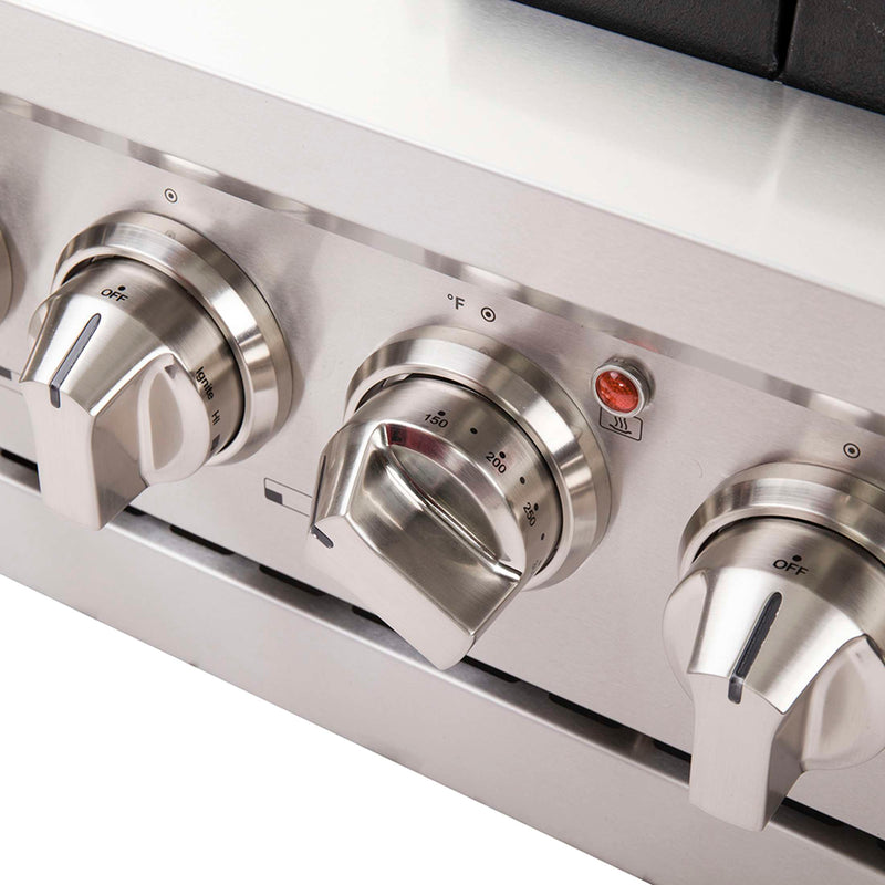 FORNO Capriasca 48-inch Gas Range Stainless Steel, 8 Brass Burners 160,000 BTU, 6.58 cu.ft. Double Oven, FFSGS6260-48 FORNO