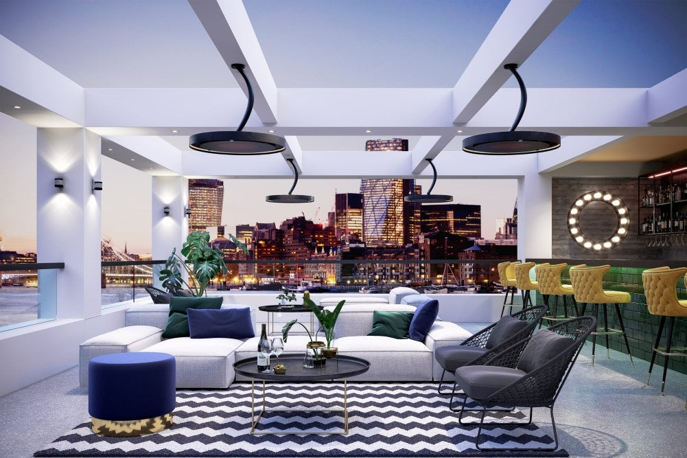 Bromic Heating - BH0920001-1 - Eclipse Smart-Heat - 2900 Watt Electric Heater and Light With Twin Pole