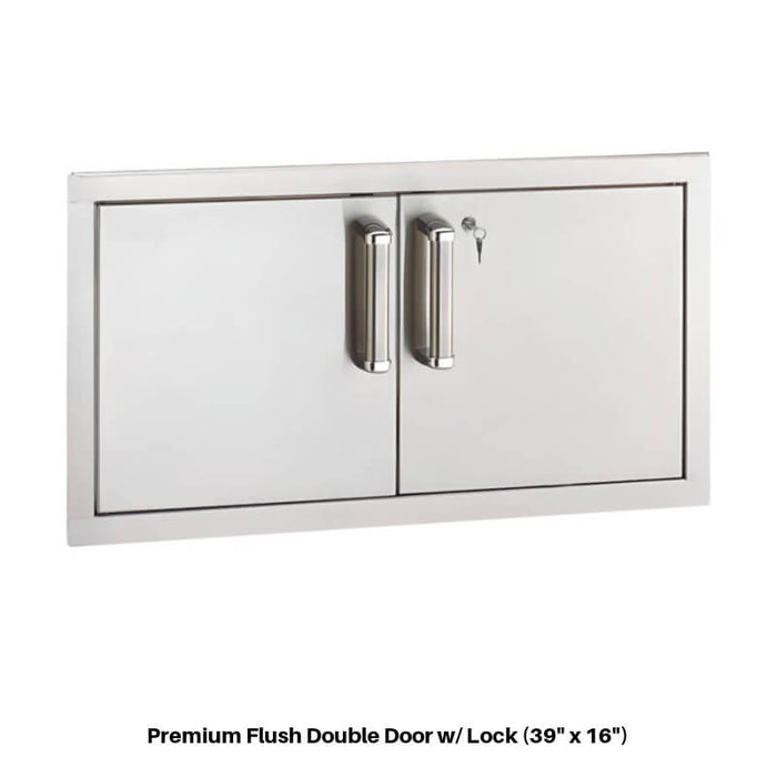 Fire Magic 790 Contemporary Grill Island With Refrigerator - ID790-SMR-115BA