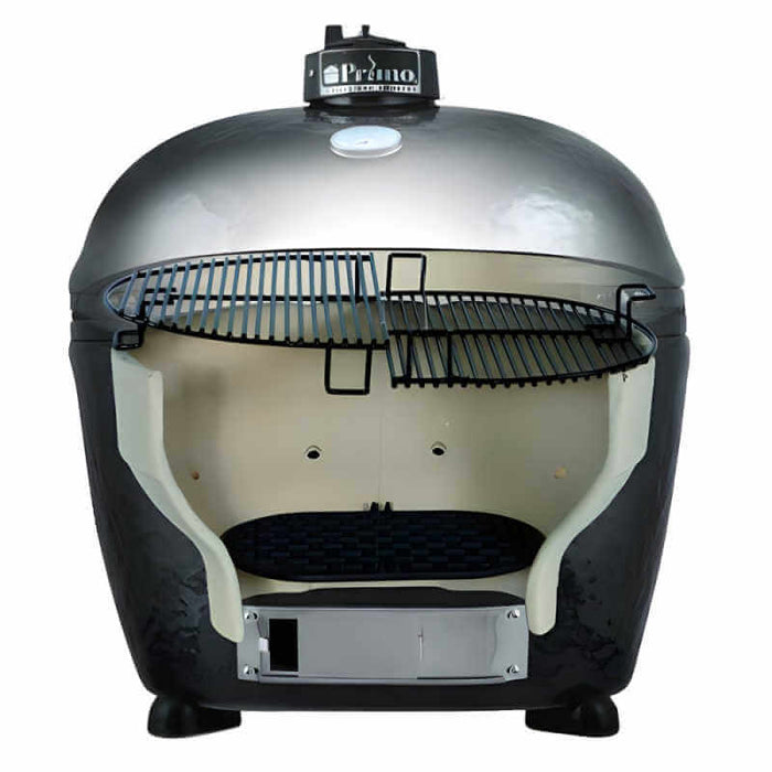 Primo All-In-One Oval Junior 200 Ceramic Kamado Grill With Cart - PGCJRC