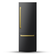 30" Built-In Refrigerator and Freezer With Ice-Maker and Water Dispenser – ORION Edition Induction Hardware
