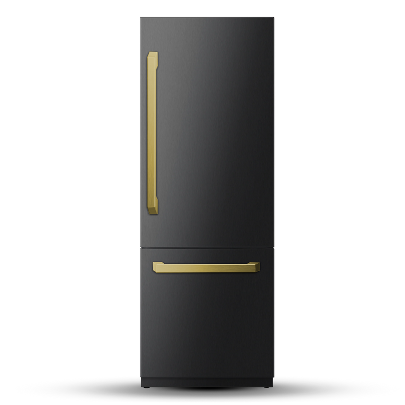 30" Built-In Refrigerator and Freezer With Ice-Maker and Water Dispenser – ORION Edition Induction Hardware