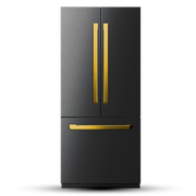 36" French Door Built-In Refrigerator with Freezer, Ice-Maker and Water Dispenser – ORION Edition Induction Hardware