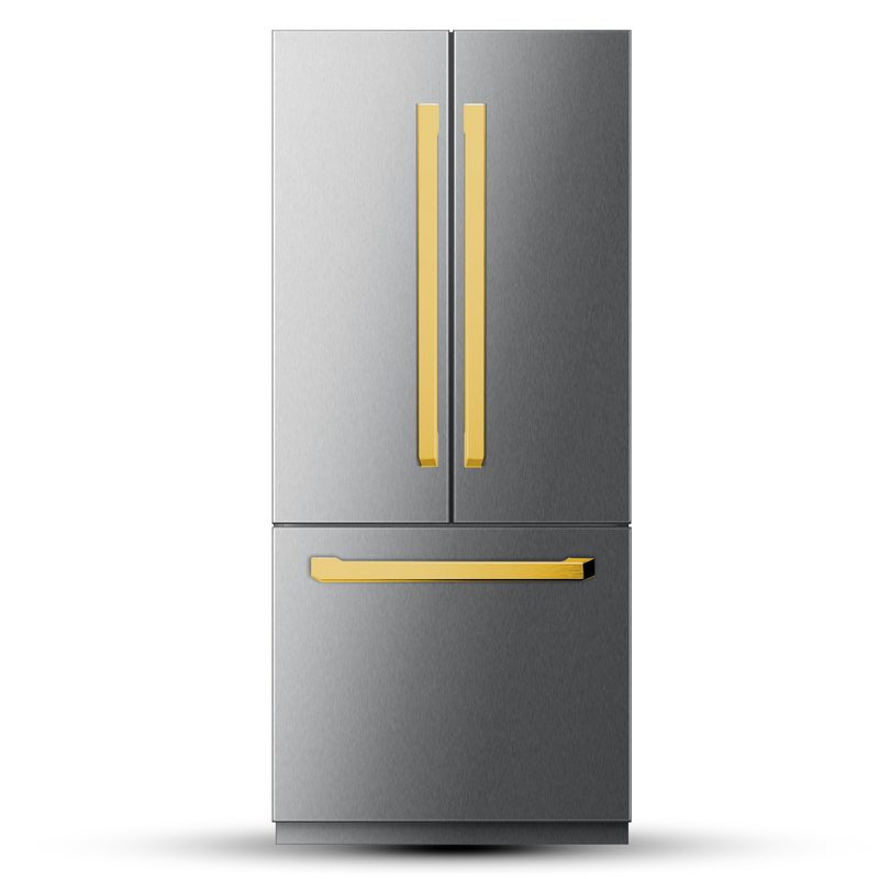 36" French Door Built-In Refrigerator with Freezer, Ice-Maker and Water Dispenser – VEGA Edition Induction Hardware