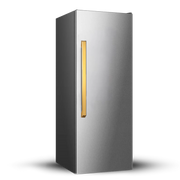 30" Refrigerator Built-In Column with Water Dispenser – VEGA Edition Induction Hardware