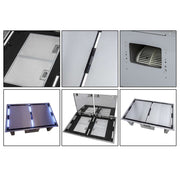 FORNO Arezzo - 44" Ceiling Range Hood with Perimetric Heat, Odor, Gases and Steam  Air Capture, FRHRE5312-44 FORNO