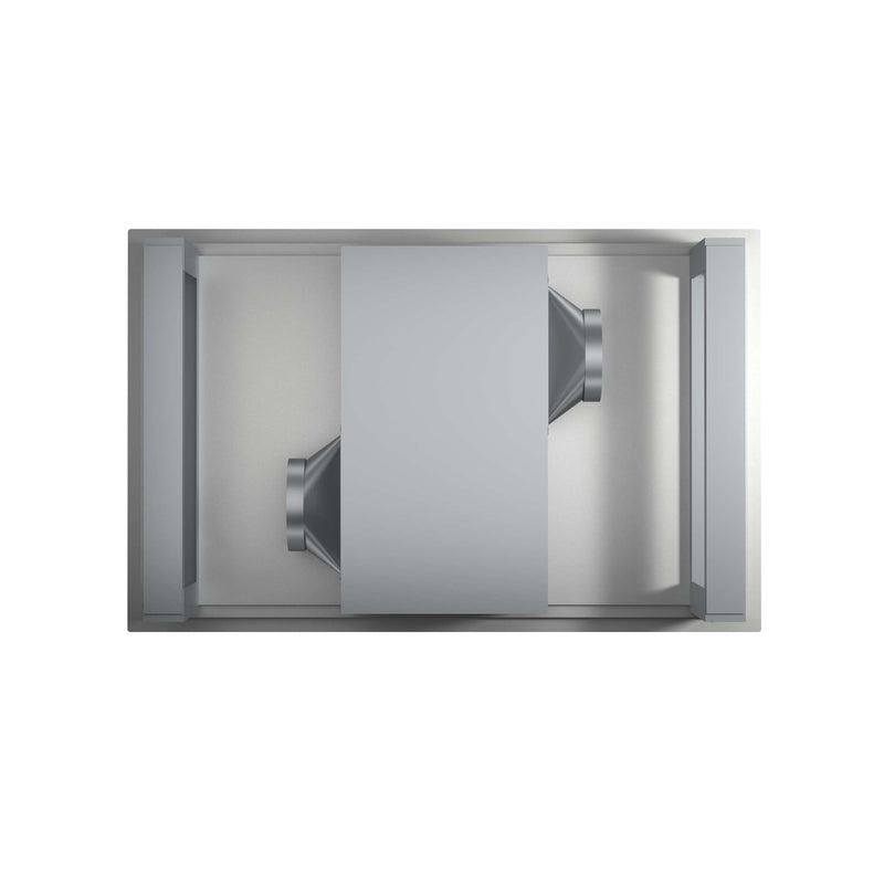 FORNO Arezzo - 44" Ceiling Range Hood with Perimetric Heat, Odor, Gases and Steam  Air Capture, FRHRE5312-44 FORNO