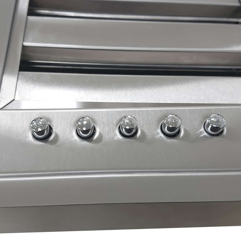 FORNO Frassanito 30" Recessed Range Hood with Baffle Filters, FRHRE5346-30 FORNO
