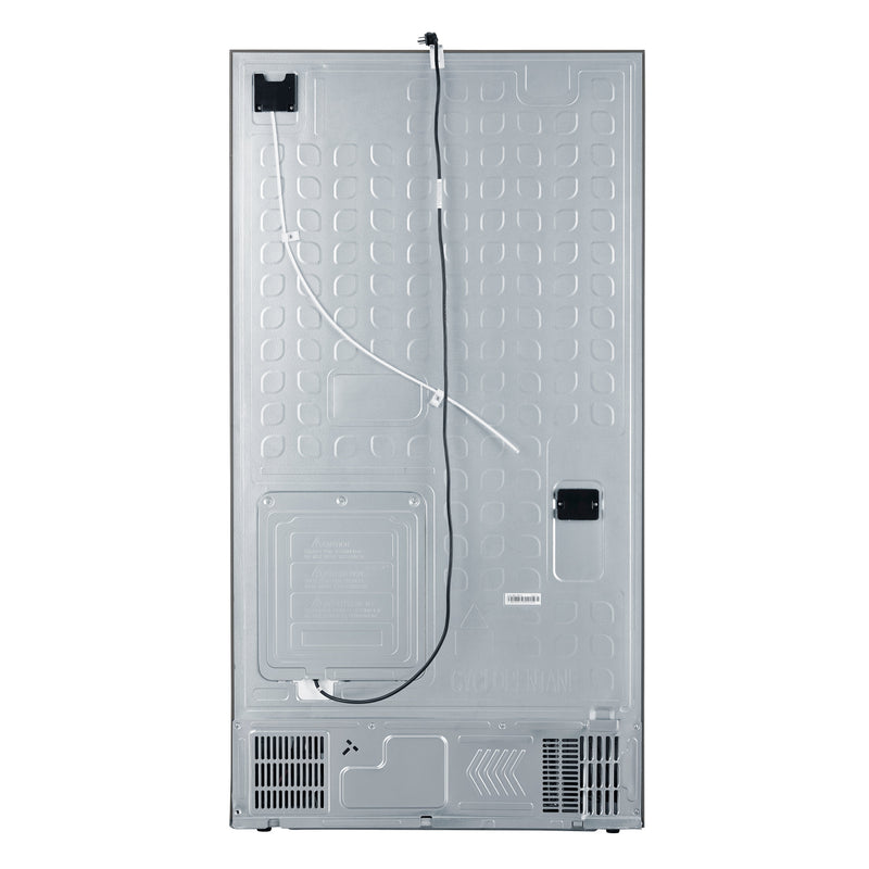 FORNO Aosta 36" 22.4 cu. ft. Refrigerator with External Water Dispenser, Automatic Ice Maker- FFFFD1866-36SB FORNO