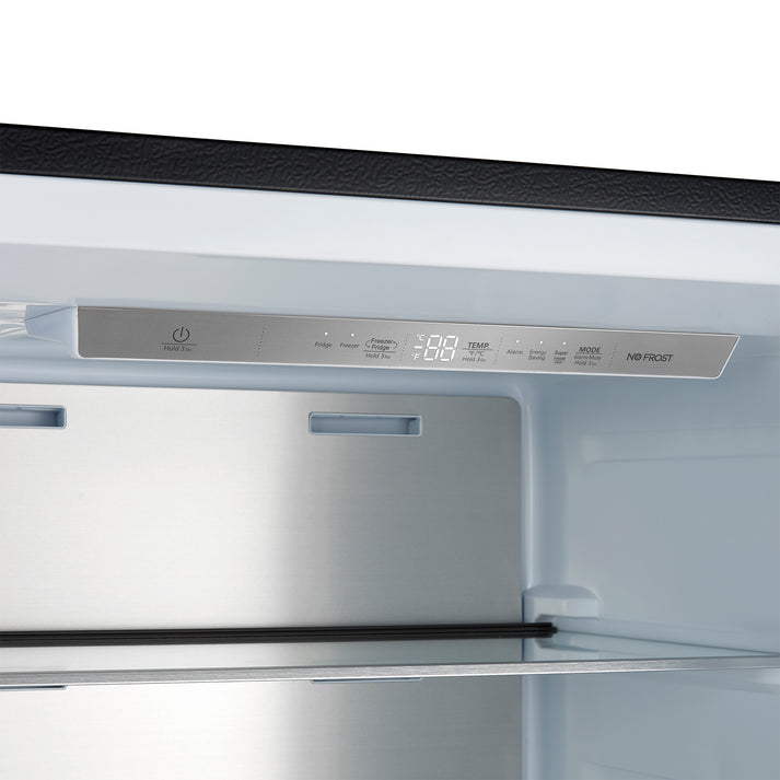 FORNO Maderno 60" 27.2 cu. ft. Convertible Refrigerator and Freezer with Modern Trim Kit in Black with Stainless Steel Handles- FFFFD1722-60MG-BLK FORNO