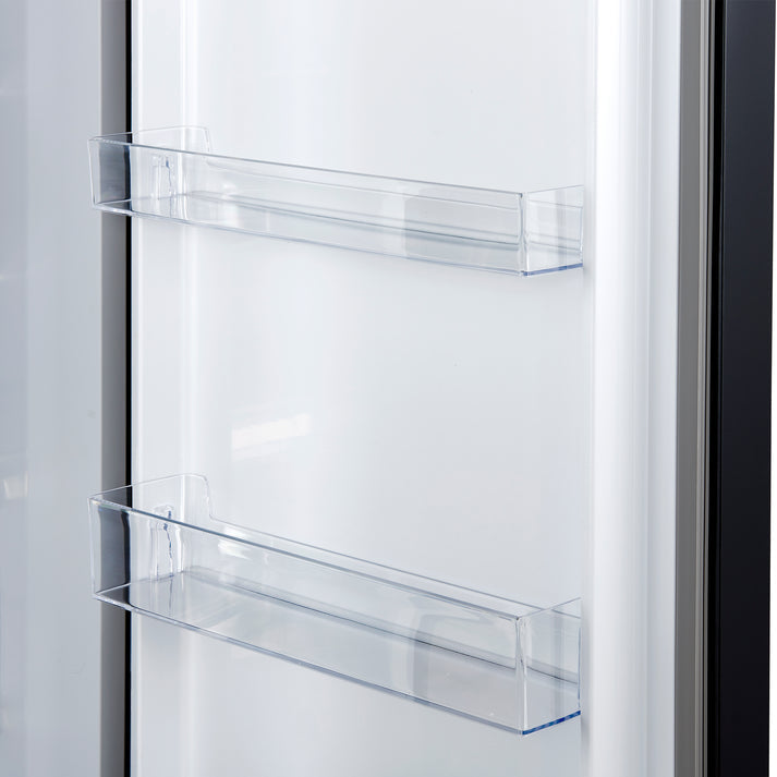 FORNO Maderno 60" 27.2 cu. ft. Convertible Refrigerator and Freezer with Modern Trim Kit in Black with Stainless Steel Handles- FFFFD1722-60MG-BLK FORNO