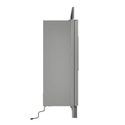 FORNO Maderno 32" 13.6 cu.ft. Left Swing Convertible Refrigerator and Freezer with Modern Trim Kit in Stainless Steel- FFFFD1722-32LSG FORNO