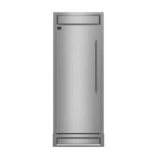 FORNO Maderno 28" Built-In Convertible Refrigerator, 13.6 cu.ft. Right Swing with Decorative Grill - 32" Wide, FFFFD1722-32LS FORNO