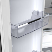 FORNO Luigi 18 cu.ft. French Door Refrigerator Black, Antique Brass Handles, FFFFD1791-33BLK FORNO