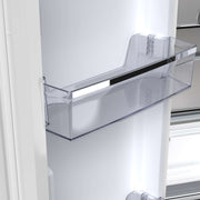 FORNO Luigi 18 cu.ft. French Door Refrigerator White, Antique Brass Handles, FFFFD1791-33WHT FORNO