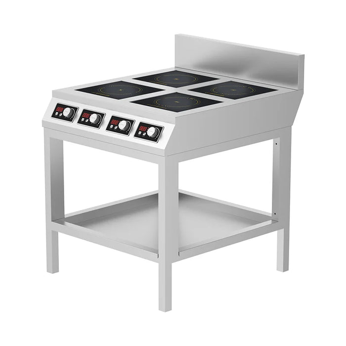 QuadraChef 4-Burner Stainless Steel Induction Cooktop