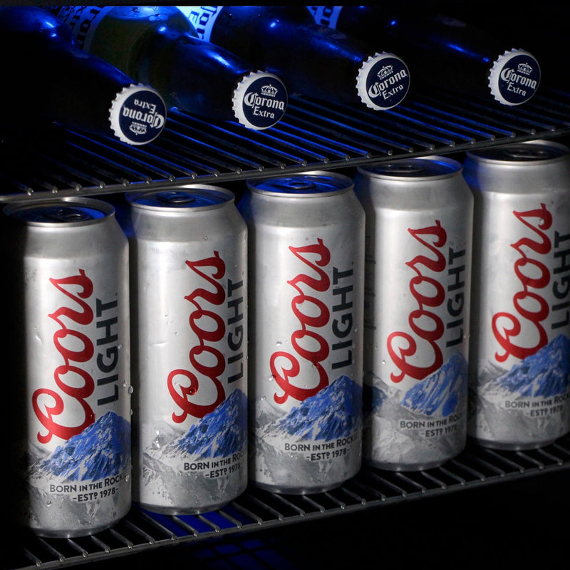 Compact 45-Can Mini Bar Fridge KingsBottle.com