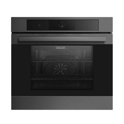 30" Single Wall Oven in Black Stainless Steel Induction Hardware