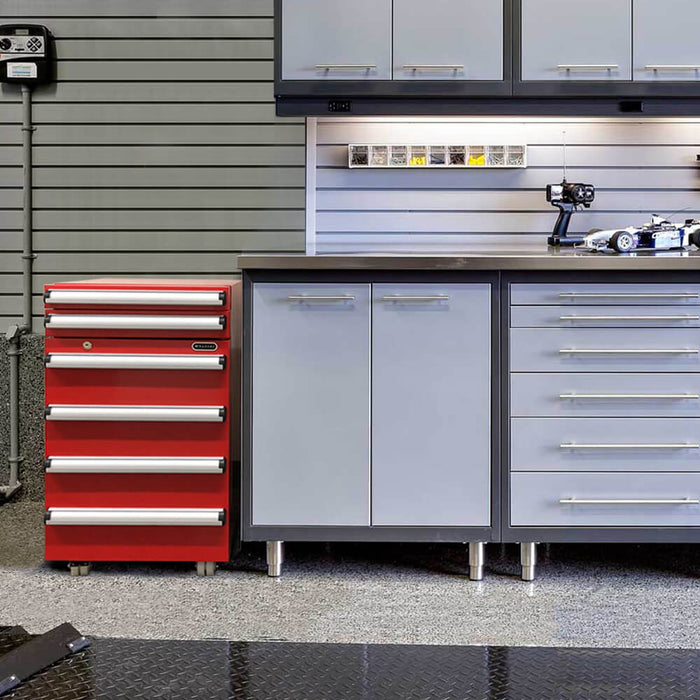 Whynter - Portable 1.8 cu.ft. Tool Box Refrigerator with 2 Drawers and Lock  | TBR-185SR