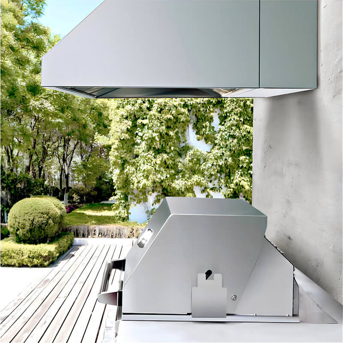 TrueFlame 48 Inch 2000 CFM Outdoor Rated Vent Hood - TF-VH-48