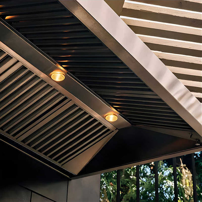 TrueFlame 48 Inch 2000 CFM Outdoor Rated Vent Hood - TF-VH-48