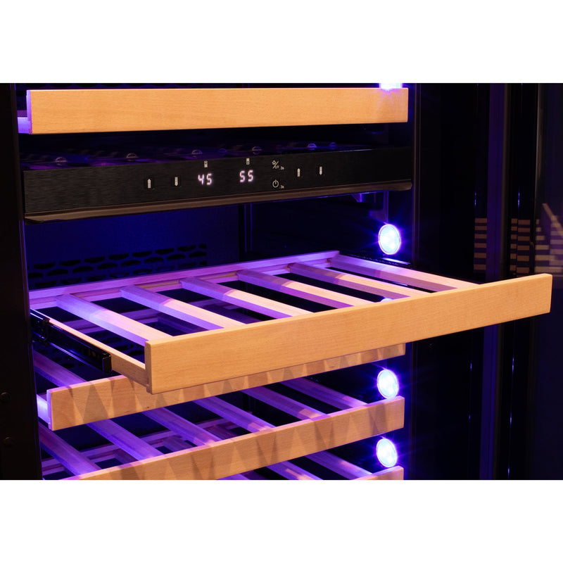 101 Bottle Dual Zone Panel Ready Wine Refrigerator Allavino
