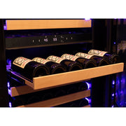101 Bottle Dual Zone Panel Ready Wine Refrigerator Allavino