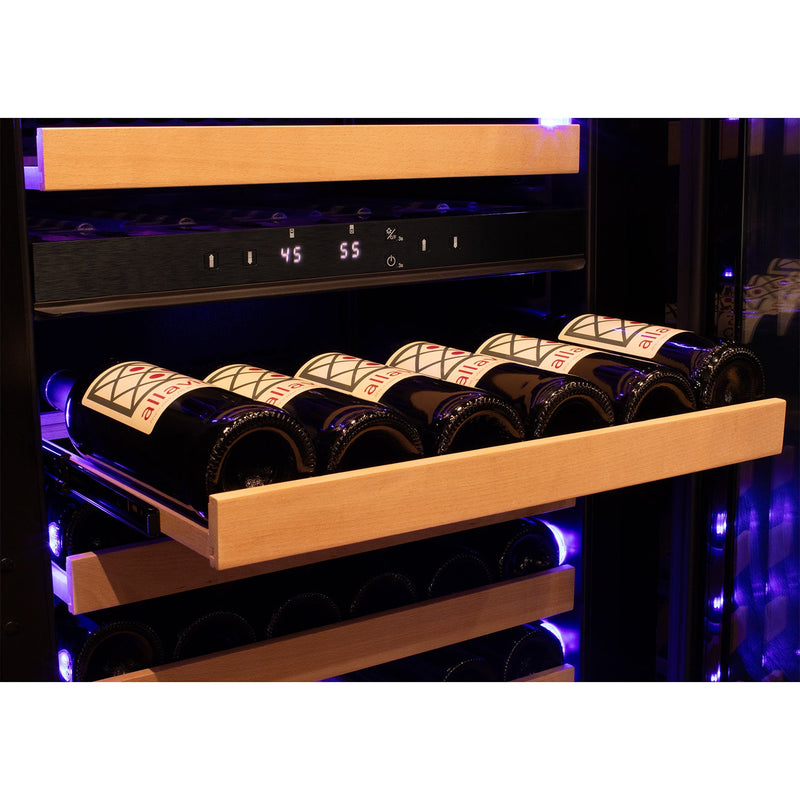 101 Bottle Dual Zone Panel Ready Wine Refrigerator Allavino