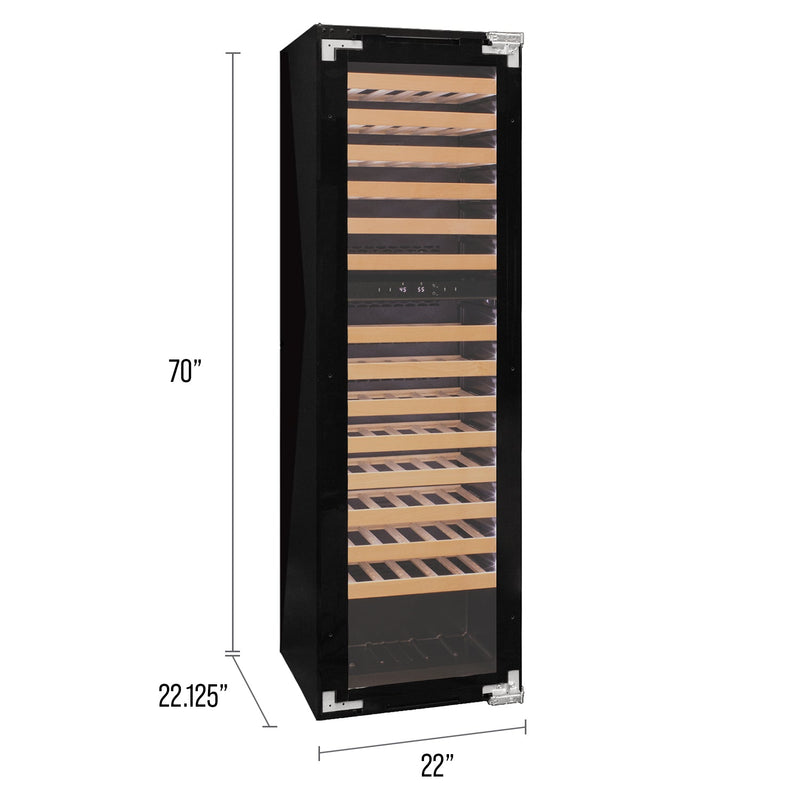 101 Bottle Dual Zone Panel Ready Wine Refrigerator Allavino