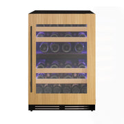 24" Wide Dual Zone Panel Ready Wine Refrigerator Allavino