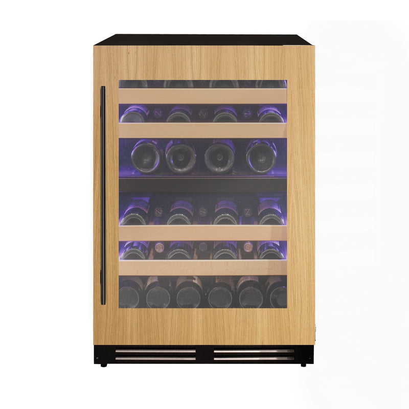 24" Wide Dual Zone Panel Ready Wine Refrigerator Allavino