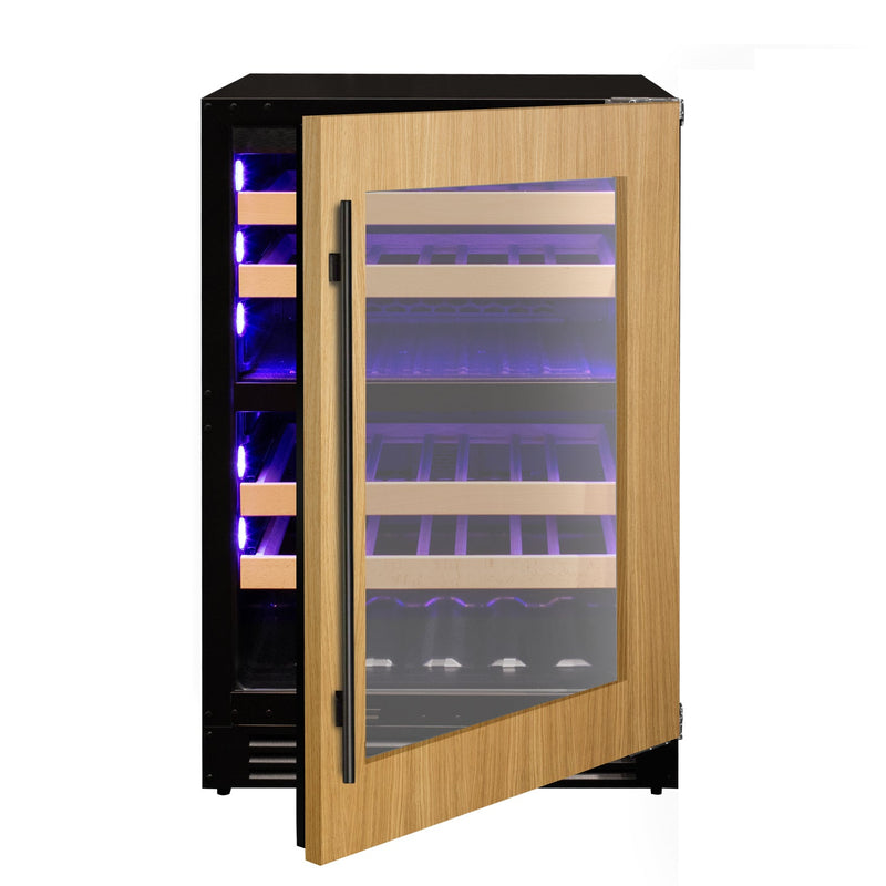 24" Wide Dual Zone Panel Ready Wine Refrigerator Allavino