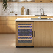 24" Wide Dual Zone Panel Ready Wine Refrigerator Allavino