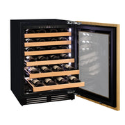 24" Wide Single Zone Panel Ready Wine Refrigerator Allavino