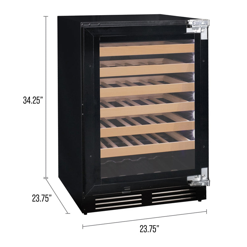 24" Wide Single Zone Panel Ready Wine Refrigerator Allavino