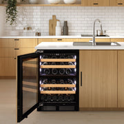 24" Wide Single Zone Panel Ready Wine Refrigerator Allavino