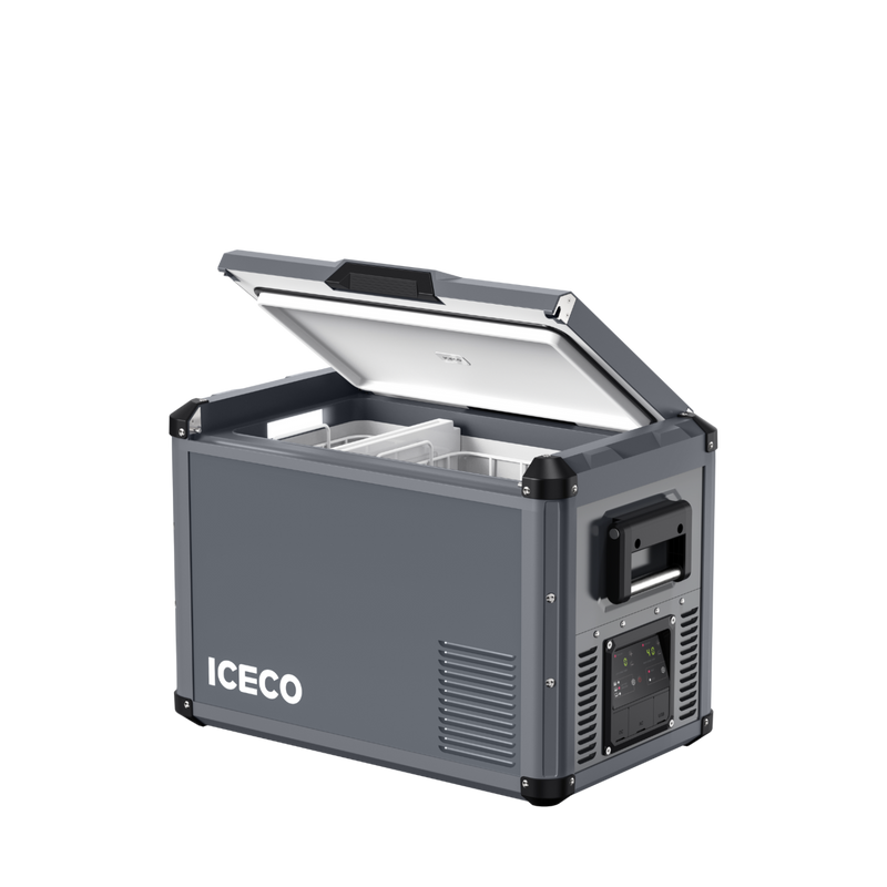 VL45ProD Dual Zone Portable Freezer - Gray | ICECO Inca Overland Outfitters