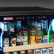 Reserva Series Stainless Steel Side-by-Side Beverage Center Allavino