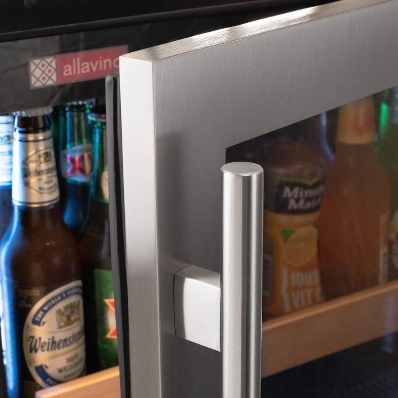 Reserva Series Stainless Steel Side-by-Side Beverage Center Allavino