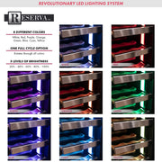 Reserva Series 24" Wide Two Door Stainless Steel Wine Refrigerator/Beverage Center Allavino