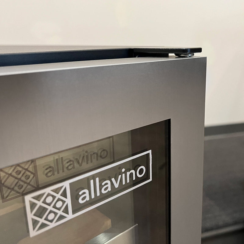 Reserva Series 24" Wide Two Door Stainless Steel Wine Refrigerator/Beverage Center Allavino