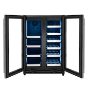 Reserva Series 24" Wide Two Door Stainless Steel Wine Refrigerator/Beverage Center Allavino