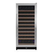 Reserva Series 119 Bottle 55" Tall Single Zone Right Hinge Stainless Steel Wine Refrigerator Allavino